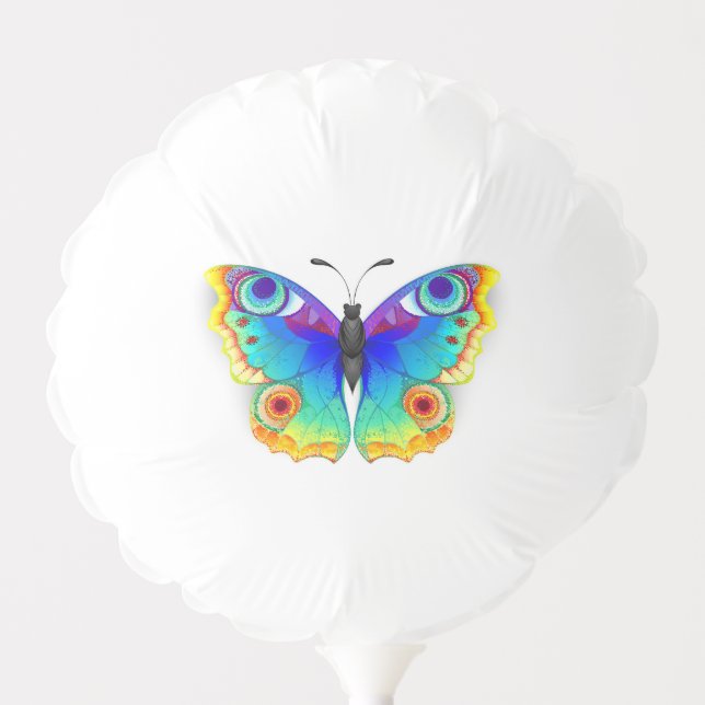 Rainbow Butterfly Peacock Eye Balloon (Front)