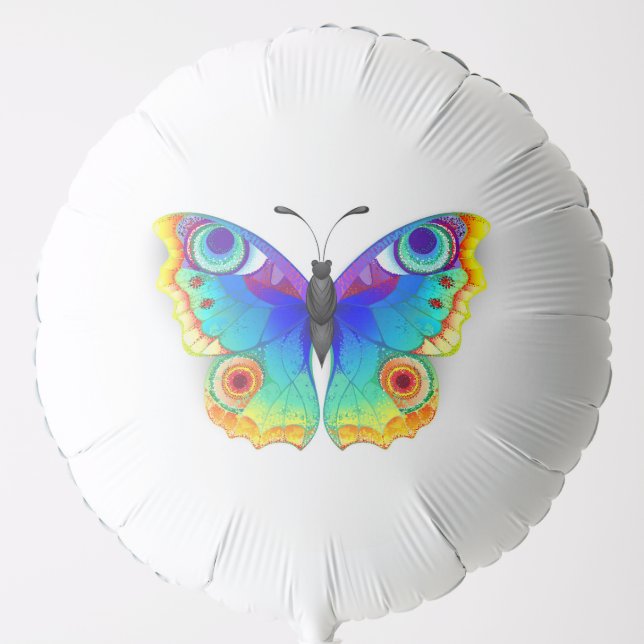 Rainbow Butterfly Peacock Eye Balloon (Front)