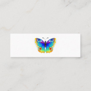 Rainbow Butterfly Peacock Eye Calling Card