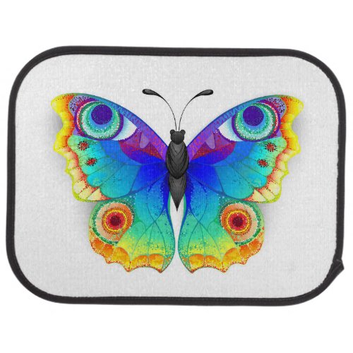 Rainbow Butterfly Peacock Eye Car Floor Mat