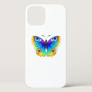 Rainbow Butterfly Peacock Eye iPhone 12 Pro Case