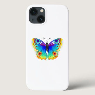 Rainbow Butterfly Peacock Eye iPhone 13 Case