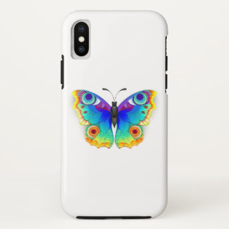 Rainbow Butterfly Peacock Eye iPhone XS Case