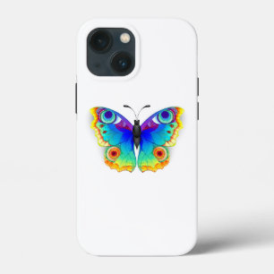 Rainbow Butterfly Peacock Eye iPhone 13 Mini Case