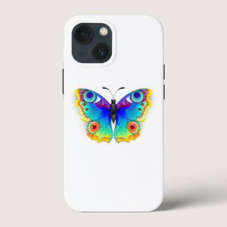 Rainbow Butterfly Peacock Eye iPhone 13 Mini Case