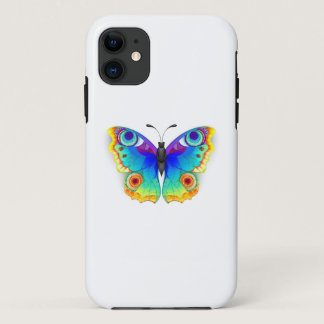 Rainbow Butterfly Peacock Eye iPhone 11 Case