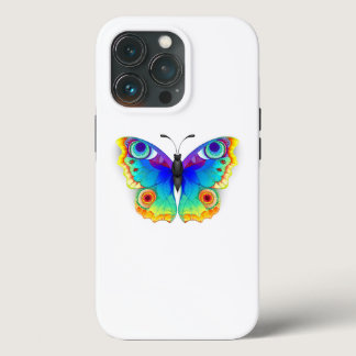 Rainbow Butterfly Peacock Eye iPhone 13 Pro Case