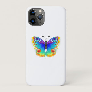 Rainbow Butterfly Peacock Eye iPhone 11 Pro Case