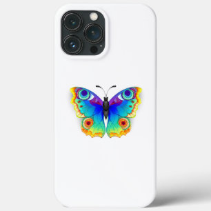 Rainbow Butterfly Peacock Eye iPhone 13 Pro Max Case