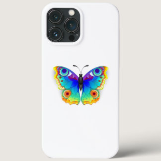 Rainbow Butterfly Peacock Eye iPhone 13 Pro Max Case