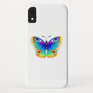 Rainbow Butterfly Peacock Eye iPhone XR Case