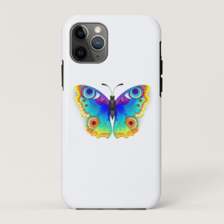 Rainbow Butterfly Peacock Eye iPhone 11 Pro Case