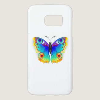 Rainbow Butterfly Peacock Eye Samsung Galaxy S7 Case