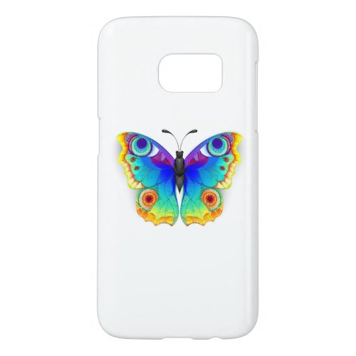 Rainbow Butterfly Peacock Eye Samsung Galaxy S7 Case