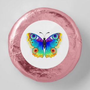 Rainbow Butterfly Peacock Eye Dipped Oreo Cookie Favors