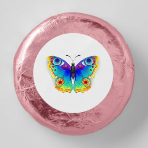 Rainbow Butterfly Peacock Eye Dipped Oreo Cookie Favors