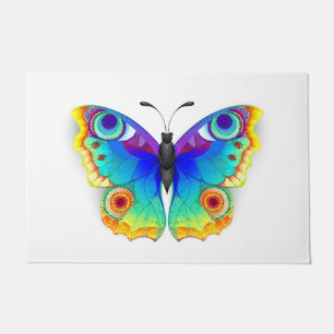 Rainbow Butterfly Peacock Eye Doormat