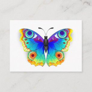 Rainbow Butterfly Peacock Eye Enclosure Card
