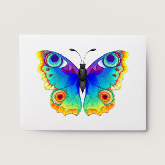 Rainbow Butterfly Peacock Eye Envelope
