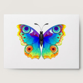 Rainbow Butterfly Peacock Eye Envelope