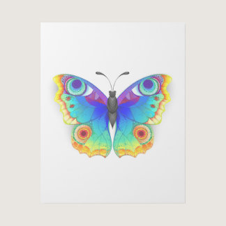 Rainbow Butterfly Peacock Eye Gallery Wrap