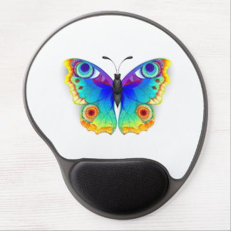 Rainbow Butterfly Peacock Eye Gel Mouse Pad