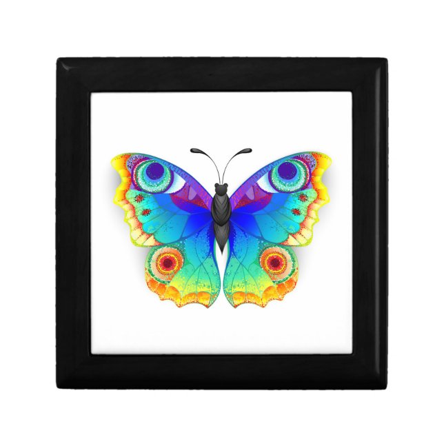 Rainbow Butterfly Peacock Eye Gift Box (Front)