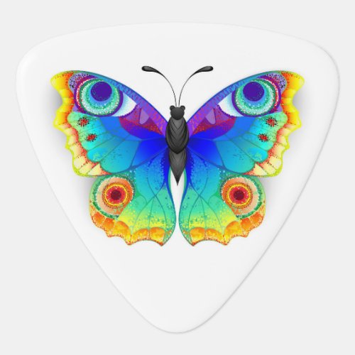 Rainbow Butterfly Peacock Eye Guitar Pick
