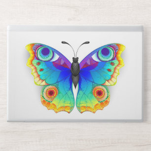Rainbow Butterfly Peacock Eye HP Laptop Skin