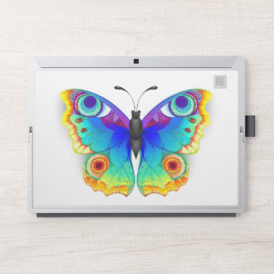 Rainbow Butterfly Peacock Eye HP Laptop Skin