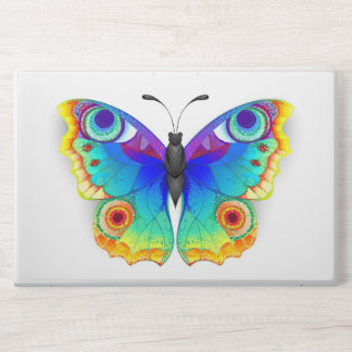 Rainbow Butterfly Peacock Eye HP Laptop Skin