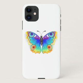 Rainbow Butterfly Peacock Eye iPhone 11 Case