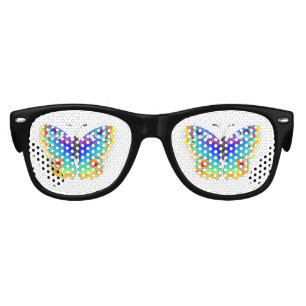 Rainbow Butterfly Peacock Eye Kids Sunglasses