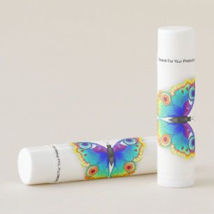 Rainbow Butterfly Peacock Eye Lip Balm
