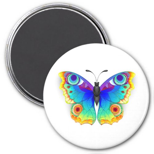 Rainbow Butterfly Peacock Eye Magnet
