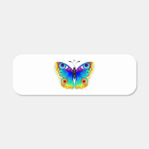 Rainbow Butterfly Peacock Eye Metal Sign