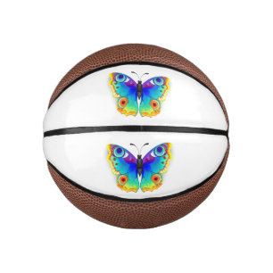 Rainbow Butterfly Peacock Eye Mini Basketball