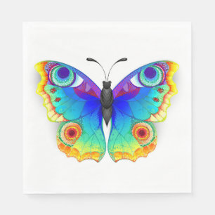Rainbow Butterfly Peacock Eye Napkins