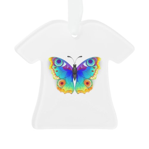 Rainbow Butterfly Peacock Eye Ornament