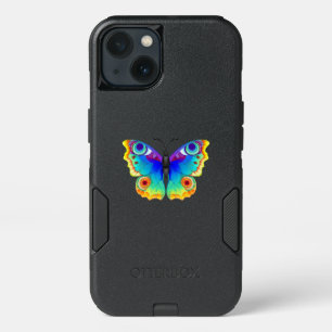 Rainbow Butterfly Peacock Eye iPhone 13 Case