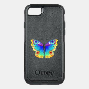 Rainbow Butterfly Peacock Eye OtterBox Commuter iPhone SE/8/7 Case