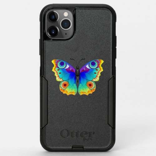 Rainbow Butterfly Peacock Eye OtterBox Commuter iPhone 11 Pro Max Case