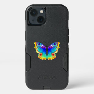 Rainbow Butterfly Peacock Eye iPhone 13 Case