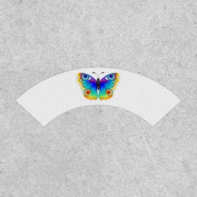 Rainbow Butterfly Peacock Eye Patch (Front)