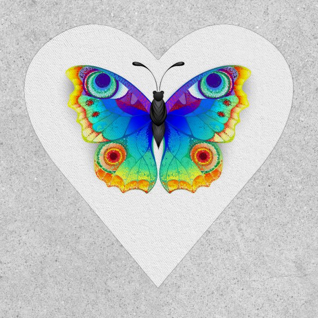 Rainbow Butterfly Peacock Eye Patch (Front)