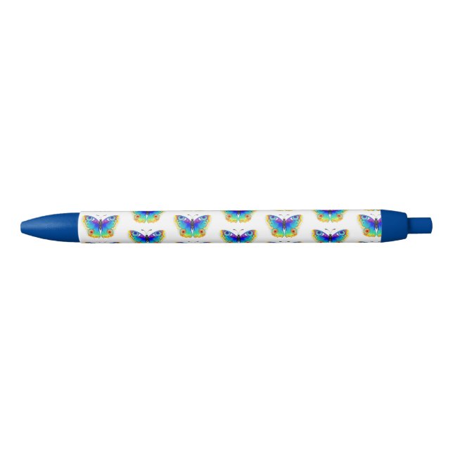 Rainbow Butterfly Peacock Eye Pen (Front)