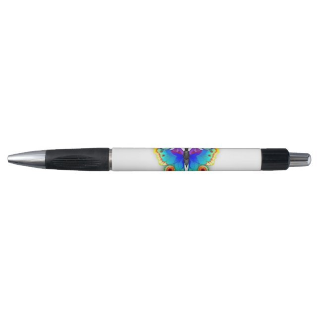 Rainbow Butterfly Peacock Eye Pen (Front)