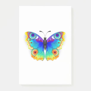 Rainbow Butterfly Peacock Eye Post-it Notes