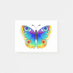 Rainbow Butterfly Peacock Eye Post-it Notes