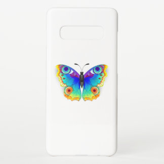 Rainbow Butterfly Peacock Eye Samsung Galaxy S10  Case